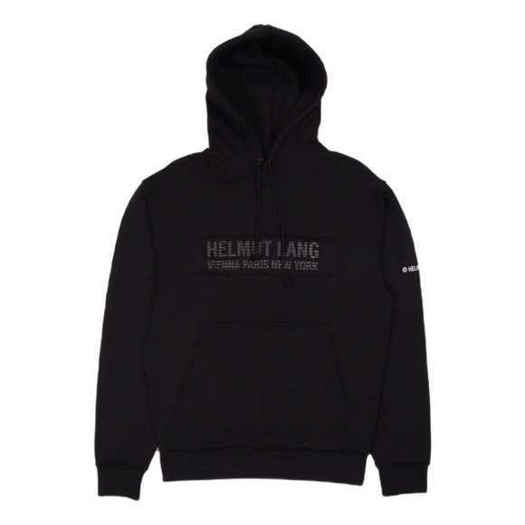 Helmut Lang Trupunto Black Hoodie Size Large - Picture 1 of 1